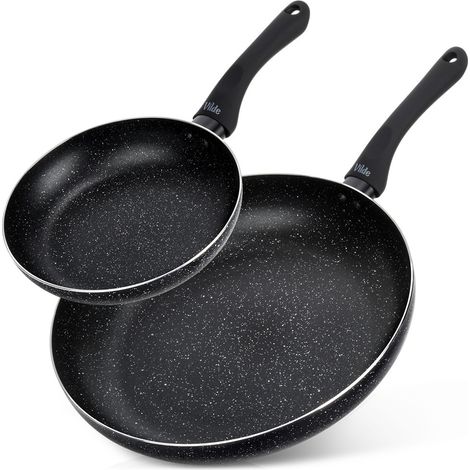 Set di 2 padelle in granito Black Line da 20/32 cm. (1/5)