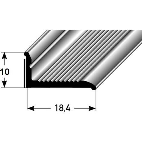 Selbstklebende Sockelleiste 10 x 18,4 mm, für Wandabschlüsse "Brandon", Aluminium eloxiert-goldfarbig-900 (1/4)