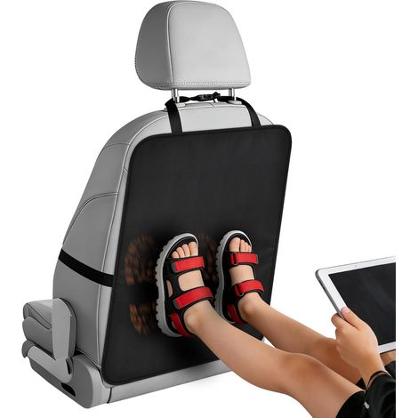 Protection Siège Voiture Enfant 60x45 cm, Tapis Anti-Salissures Universel en Tissu Oxford Imperméable, Protection Dossier Siège Auto Anti-Coups de Pieds, Facile à Nettoyer pour Voiture SUV (1/5)