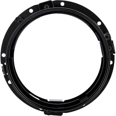 Support de phare rond 7 pouces pour Jeep Wrangler – montage noir en acier résistant, compatible avec tous modèles (1/5)