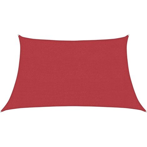 Maison Exclusive - Vela Parasole 160 g/m² Rossa 3/4x2 m in HDPE (1/5)