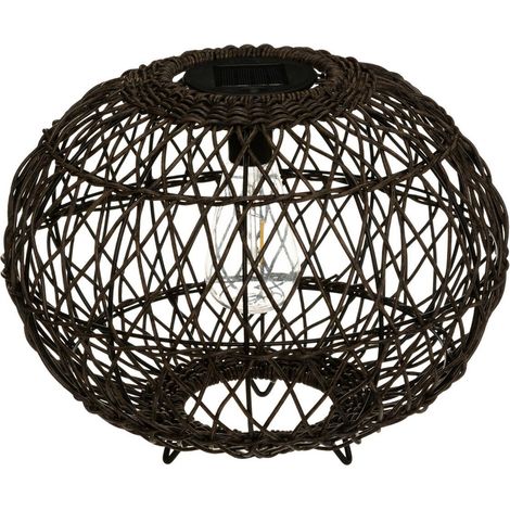 Lampada solare boule nera d31cm - Atmosphera créateur d'intérieur (1/4)