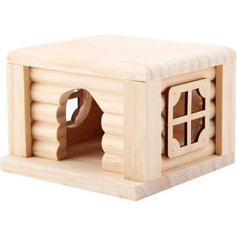 1 Maison pour hérisson, Bois durable, Toit amovible, Porte de sécurité, Jardin, Hibernation (1/5)