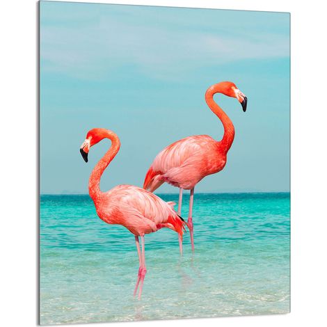 TAGLIERE IN VETRO 40x52 Flamingo (1/5)
