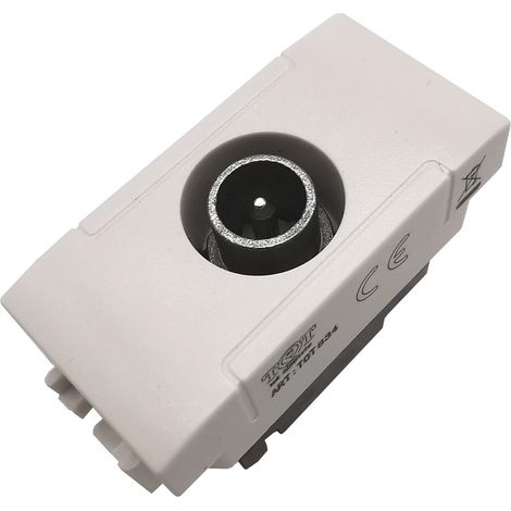 Presa tv passante bianca serie T1 Tot Electric 465527