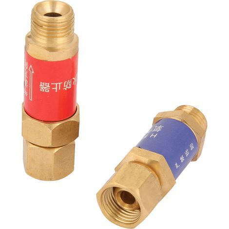 1 Paar Sauerstoff-Acetylen-Rückschlagventile Flammenabsperrventile Sicherheitsventile M161.5 HF2 (1/5)