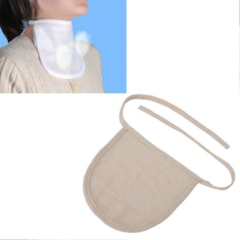 Protection de trachéotomie cervicale en coton respirant à 1 couche pour patient (1/5)