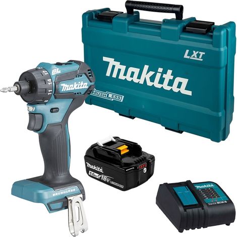 Makita DDF083Z 18v 6.35mm Drill Driver Cordless Brushless 1/4"" Hex + 5AH Kit (1/5)