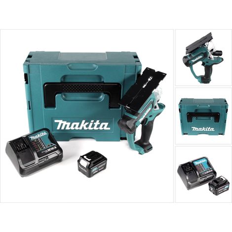 Makita SD 100 DSM1J Scie à plâtre sans fil 10,8 V Scie pour cloisons sèches dans Makpac + 1x batterie 4,0 Ah + chargeur (1/5)