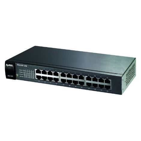 Switch ZyXEL 24x FE ES1100-24E Metall