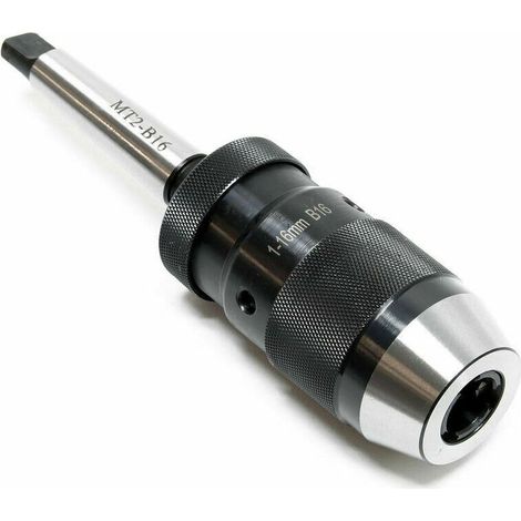 MK2-B16 Bohrfutter mit 16 mm Spannbereich, integriertem Morsekonus und Futteradapter. (1/5)