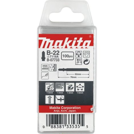 MAKITA B-07733 Stichsägen-Set B-22 100-tlg (1/2)