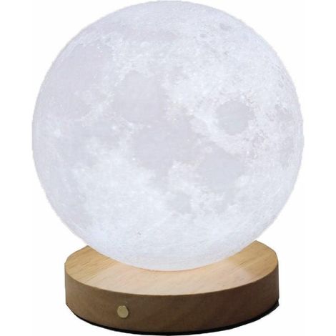 Lampe de luminothérapie, lampe solaire à 3 températures de couleur, 8 niveaux de luminosité (ronde) (1/5)