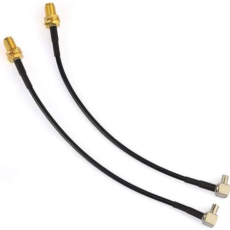 Câble adaptateur 4G femelle vers TS9 mâle, 15 cm, lot de 2, pour antenne externe, routeur E5372 E5577 E (1/5)