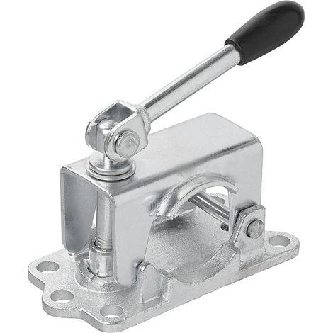 Morsetto fuso da 48 mm con maniglia pieghevole per ruota fantino (1/5)