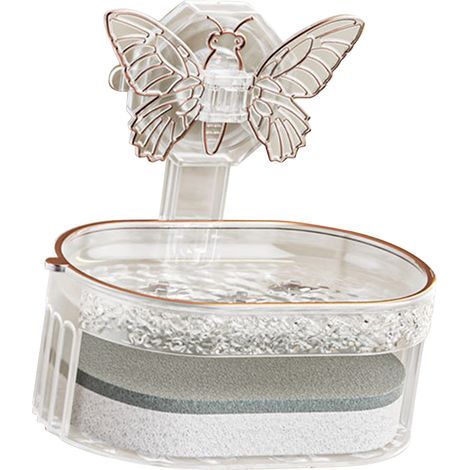 Porte-savon double couche élégant et stylé avec ventouse, plateau à savon et éponge inclus pour salle de bain et cuisine (blanc). (1/5)