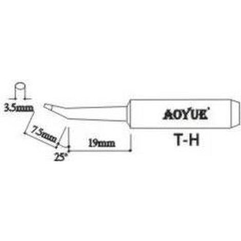 AOYUE TH Repuesto punta soldador (1/2)