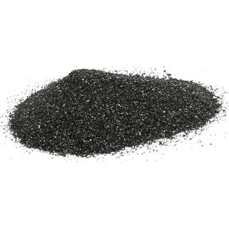 Set 4 pezzi Sabbia Nera Fine 0,3-0,9mm kg 5 per acquari