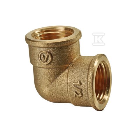 Drehwinkel GW-GW 1" Messing