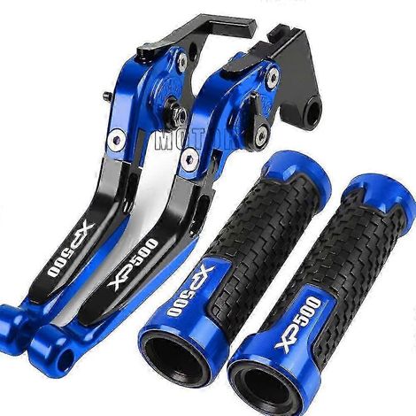 Pièces détachées uniques pour motos 2023 : leviers de frein et d'embrayage réglables, poignées de guidon, embouts de guidon, compatibles avec Yamaha XP500 (2010-2011). (1/5)