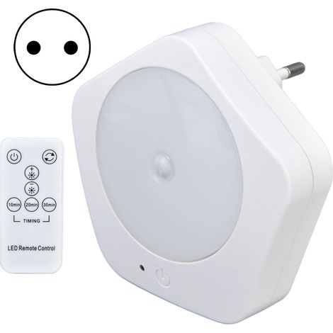 Veilleuse à induction dimmable AC110-220V 0,5W avec télécommande et minuterie pour cuisines et chambres (prise UE). (1/5)