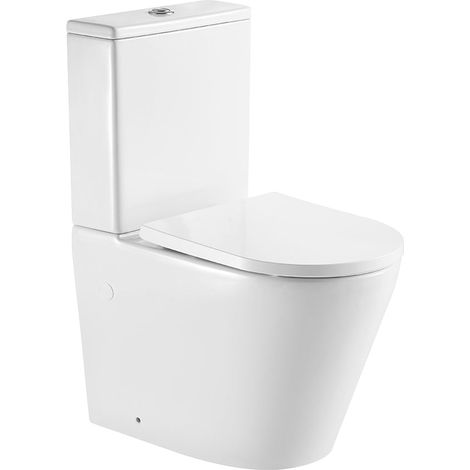 AQUORE 388904 TURÍN ECO BREEAM Inodoro Rimless Completo Blanco - ref: 388904