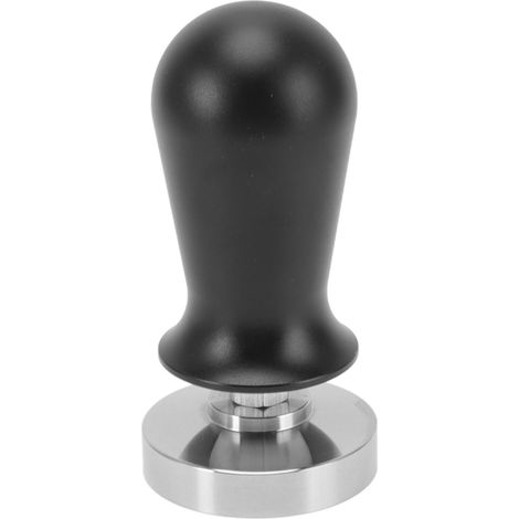 Tasseur à café en acier inoxydable, pression constante de 13,6 kg (30 lb), ressort intégré, outil amovible pour tasser la poudre de café, 51 mm (2,01 po). (1/5)