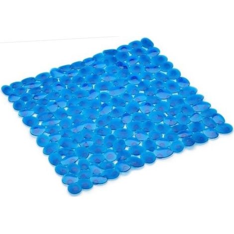 Tapis fond de baignoire PEBBLE 54x54cm Bleu clair Spirella