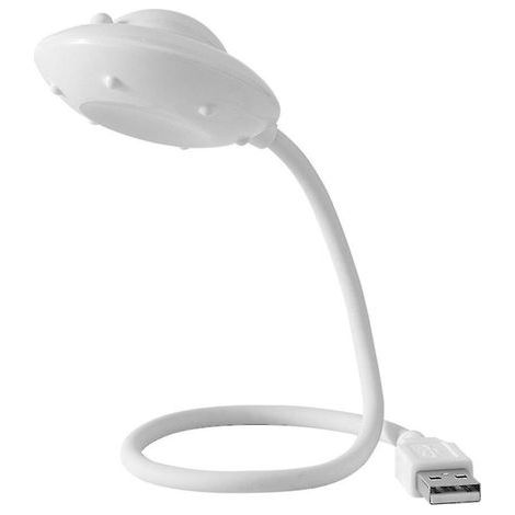 Lampe de lecture USB pour ordinateur portable, flexible et résistante aux yeux, inspirée des OVNI. (1/4)