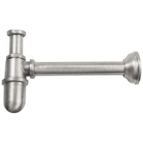 Siphon de lavabo RETRO 5/4" dia 32mm, nickel brossé