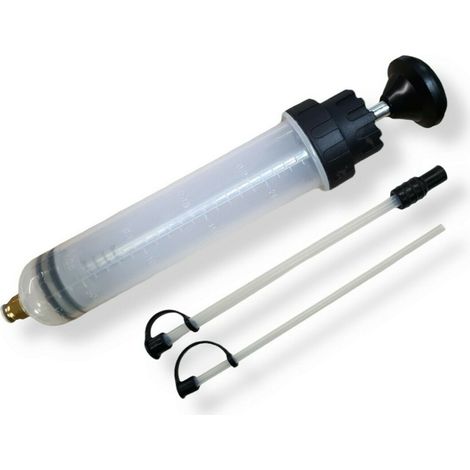 ESTRATTORE FLUIDO POMPA A SIRINGA A MANO PER CAMBIO OLIO MOTORE 200CC (1/5)