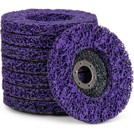 Set of 5 125mm Coarse Cleaning Discs for Angle Grinders – Sanding Metal, Stone, Wood – Long Lifespan (1/3)
