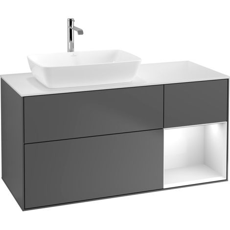 Villeroy & Boch F811GFGK Meuble sous-lavabo Finion F81 (1/2)