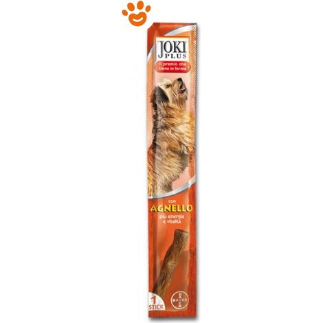 Elanco Dog Joki Plus Snack per Cani in Stick Agnello - Confezione 12 Gr - Snack