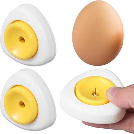 Frusta per uova con cucchiaini e separatore per uova - Utensili da cucina - 2 pezzi - Acciaio inossidabile