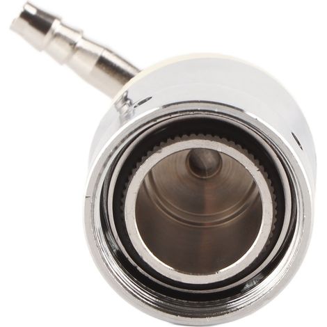 Ortviai Robinet de tireuse à bière en acier inoxydable 1/4" pour tour à bière, accessoire brassage maison (1/4)