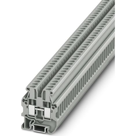 Bloc de jonction de traversée Phoenix Contact MUT 2.5, 2.5mm², A visser, Gris ( Prix pour Paquet de 5 )