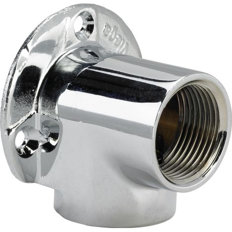 Viega Rosette murale, Rp1 1/2, Rp2 1/2 laiton, chromé modèle 1421, 109158