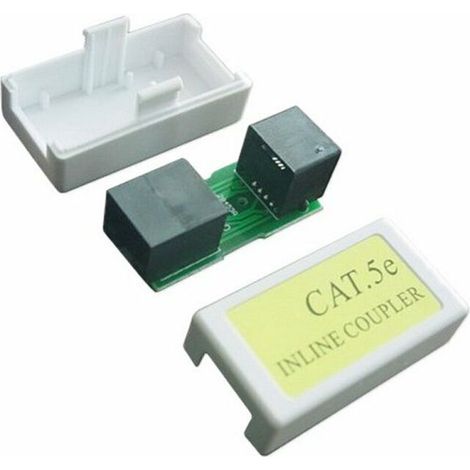 Adaptador UTP GEMBIRD NCA-LC5E-001 RJ45 Blanco 8716309063791 S0223065 GEMBIRD (1/2)