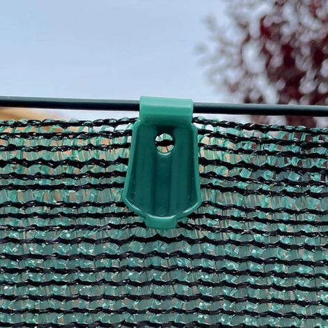 Clip fijación Fixatex verde 20 uds verde nortene