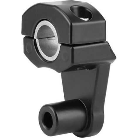 2 PCS 22mm / 28mm Support pince de rehausseur de guidon de moto universel pivotant en aluminium CNC (1/4)