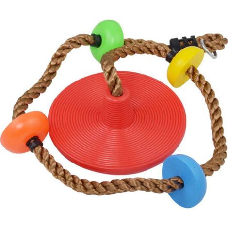Corde d'escalade et balançoire, avec noeuds pour pieds Plateformes d'escalade pour extérieur, intérieur, jardin, arbre, escalade A