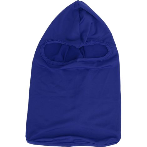 Écharpe de cou intégrale bleue pour casque et protection contre la poussière, idéale pour le cyclisme et la moto en hiver. (1/5)