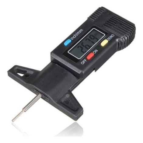 jauge de profondeur spécifique pour pneus, avec pied à coulisse et écran LCD (1/3)