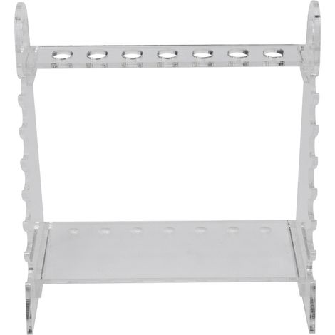 Support de pipettes trapézoïdal en verre organique, diamètre du trou : 1,5 cm. (1/5)