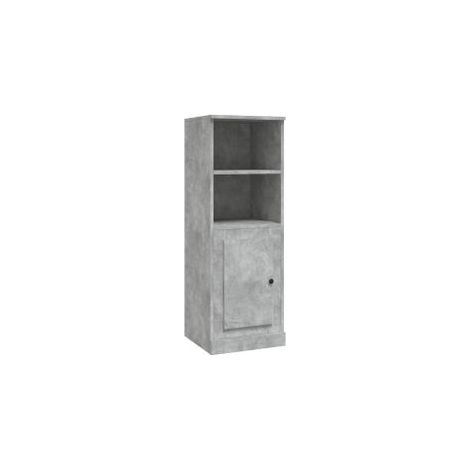 Buffet haut gris béton 36x35,5x103,5 bois d'ingénierie (1/5)