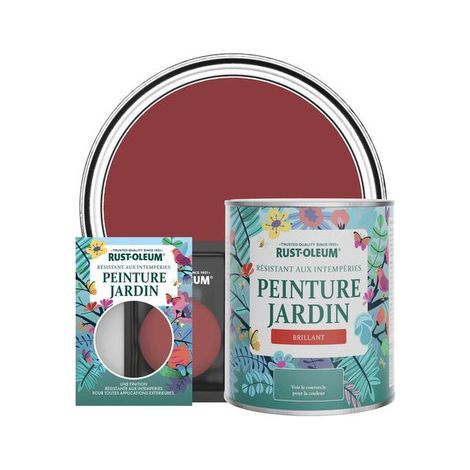Peinture Jardin, Finition Brillante - Bordeaux (1/3)