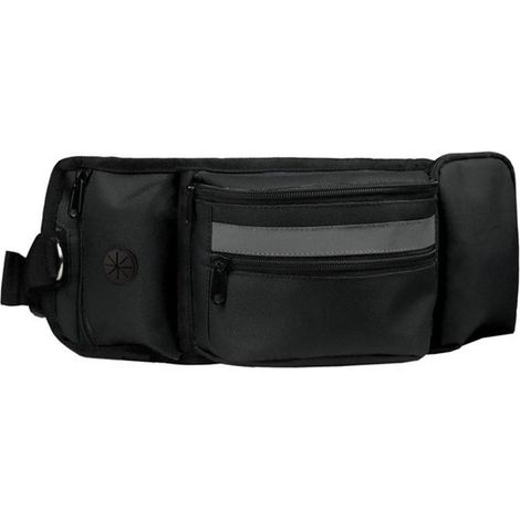 Bauchtasche für Tiertraining – Outdoor-Fitness, Hundespaziergänge und -training (Schwarz) (1/4)