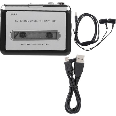 Convertisseur Audio MP3 pour Enregistreur Cassette PC - Lecteur Musique Numérique