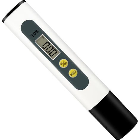 Testeur TDS Qualité d'Eau - Numérique LCD pour Analyse Eau Potable, Hydroponique, Aquarium - Plage 0-9999PPM (1/5)